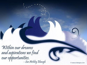 Wallpaper on Opportunities: Within our dreams and aspirations ...