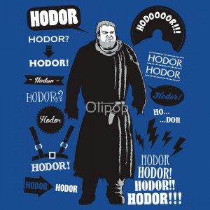 hodor famous quotes t shirts hoodies clothing style unisex t shirt ...