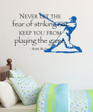 Take a look at this Black & Sapphire Striking Out Wall Quote by ...