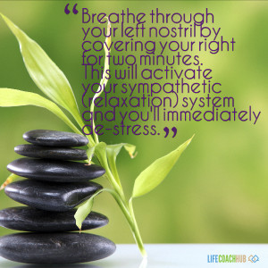 Breathe Through Your Left Nostril By Covering Your Right For Two ...