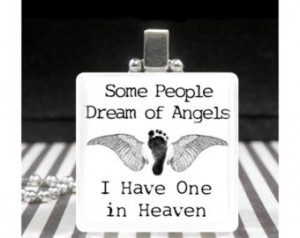 Baby Angels In Heaven Quotes Baby memorial necklace angel