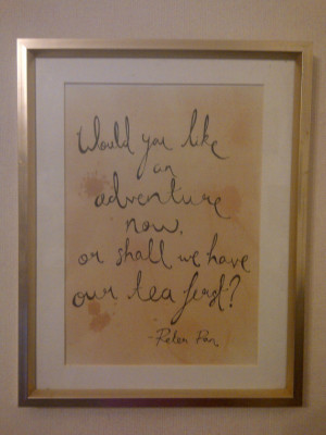 PETER PAN handwritten quote print by ChildAtHeartArt on Etsy