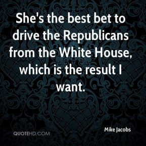 Mike Jacobs - She's the best bet to drive the Republicans from the ...