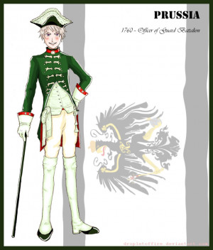 Hetalia: Prussia 1760 by DropletOfFire