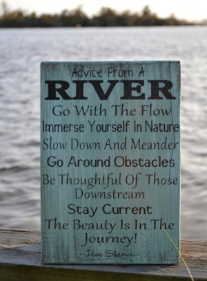 ... Signs - Cabin Plaque River Gift - Sayings Quotes on Wood by Nauti Wood