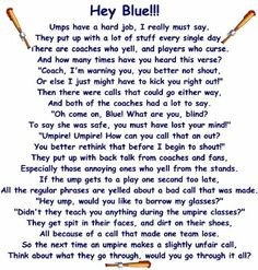 For all Little League umpires