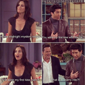 Monica Ross And Chandler Funny Quotes Friends Show Looooooove Uuuuu