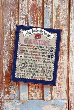 How to be an Auburn Tiger - cute