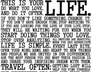 Life Quote Collage This is your life 28x34.5
