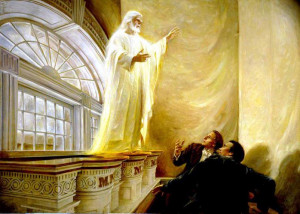 The Savior appearing in the Kirtland Temple