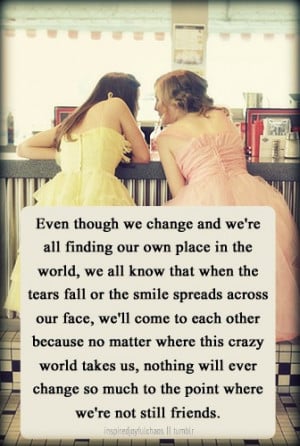 my best friend emily sent me this quote which i love for all that it ...