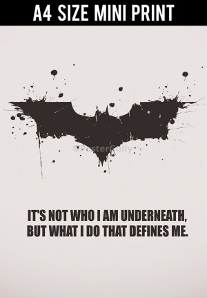 Batman Begins Quotes What Defines You Batman begins quotes what