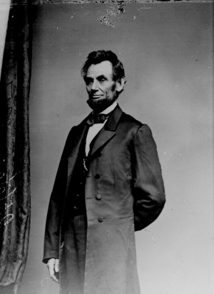 ... , and to an 1864 portrait of President Lincoln by Mathew Brady