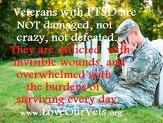 PTSD awareness...One of the reasons I want to be a social worker ...
