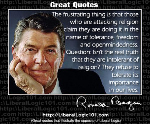 Ronald Reagan on the important of religion – and the intolerance of ...