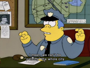 Chief Wiggum Is The Worst Cop Of All Time (18 pics)