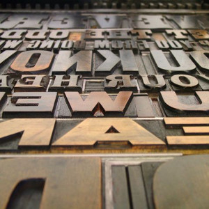 Typoretum Shop :: ‘Never Let The Odds’ letterpress quotation ...