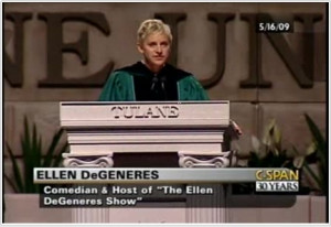 ellen degeneres graduation speech- Omg I laughed so hard when I was ...