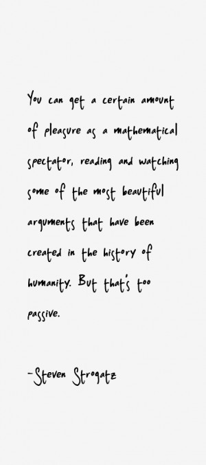 Steven Strogatz Quotes amp Sayings