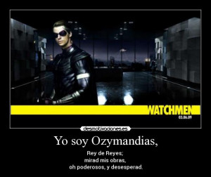 ozymandias watchmen quotes