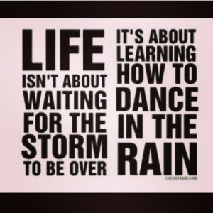 Let's dance in the rain
