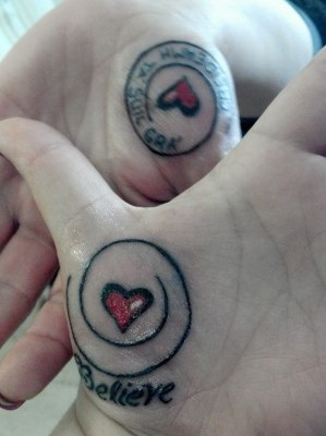 mother-daughter bond of love, told in ink.