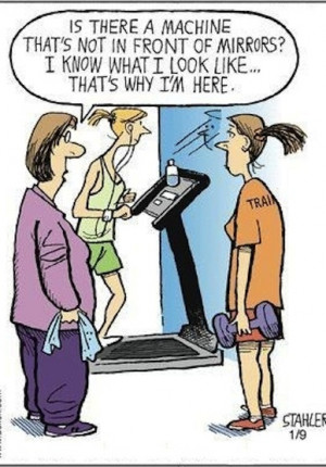 fitness joke cartoon Funny Cartoon Joke LOL!!