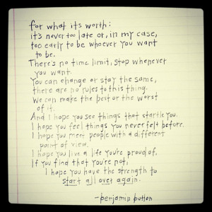 For what it’s worth….