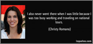 More Christy Romano Quotes