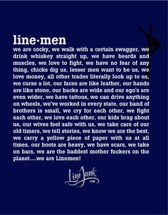 more linemen stuff quotes funny lineman stuff life lin wife lineman ...