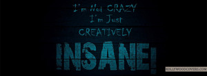 am not Crazy I am Just Creatively Insane