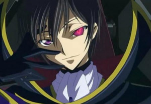 23. Lelouch Lamperouge First Appearance : Code Geass Episode 1, 