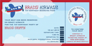 Featured Client Parties} Brady's Airplane Birthday Party