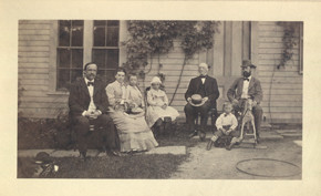 Garrison family gathering, 1876