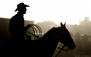 Cowboy At Rodeo 2560×1600 Wallpaper