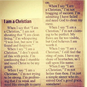 am a Christian