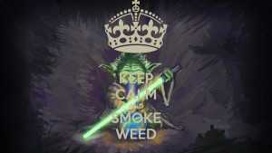 Home » Weed Quotes » Keep Calm and Smoke with Yoda