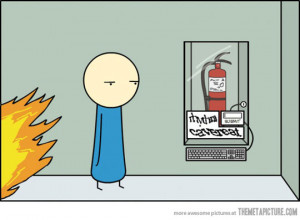 Funny photos funny fire extinguisher emergency