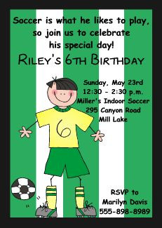 soccer birthday party ideas