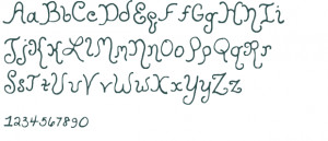 Kristen Curly Font Preview
