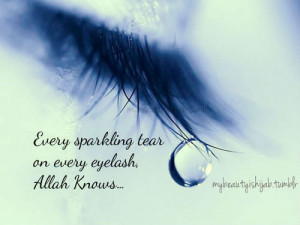 ... this image include: allah knows best, pain, quotes, sad and sparkle