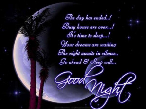Good Night Lovely Quotes Gallery