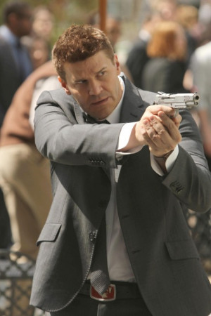 David Boreanaz as Seeley Booth on Bones. The FBI agent is back in the ...