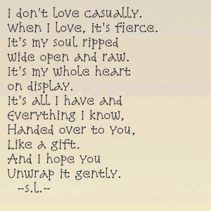 Via Love, Sex, Intelligence