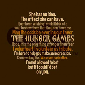 Hunger Games Quotes Eveomega