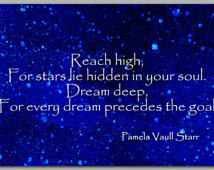 GRADUATION CARD - Reach for the Stars - Also available as a Ready-to ...