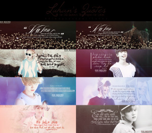 Luhan's Quotes - For EQ Project by ParkSaseum