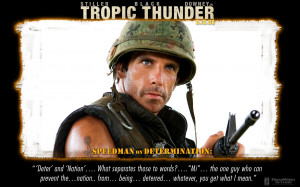 Robert Downey Tropic Thunder Quotes