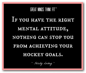 If you have the right mental attitude, nothing can stop you from ...