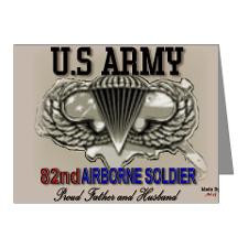 Army 82nd Airborne Note Cards (Pk of 10) for